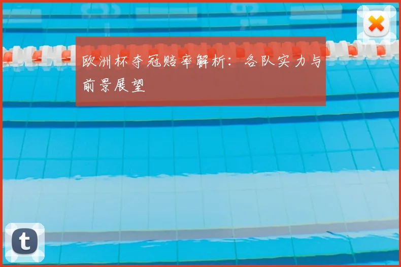 欧洲杯夺冠赔率解析：各队实力与前景展望